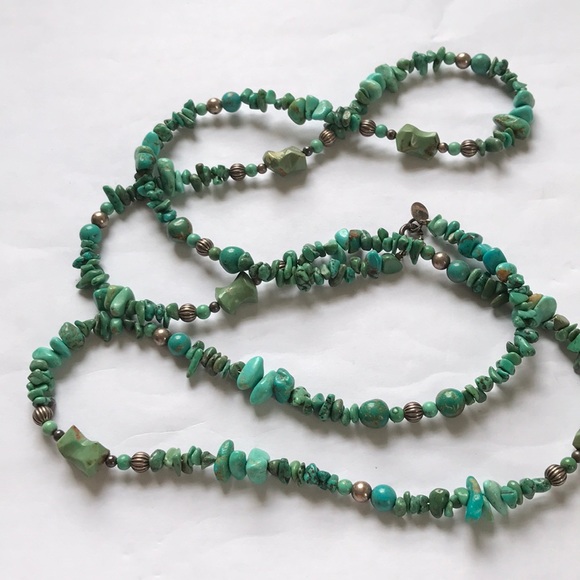 RELIOS BY CAROLYN POLLACK Turquoise sterling 18” - Picture 2 of 7